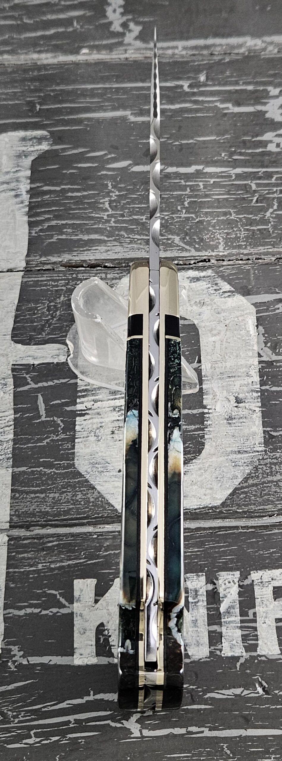 Customized Buck Knife 110 Folding Hunter Mammoth Edition 5 - Image 11