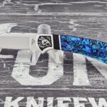 Customized Buck Knife 152 Ranger Blue Paua Shell