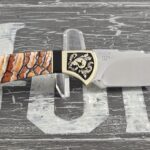 Customized Buck Knife 113 Woolly Mammoth Tooth 2