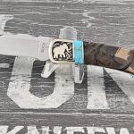 Customized Buck Knife 110 Folding Hunter Mammoth Edition 4