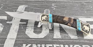 Customized Buck Knife 110 Folding Hunter Mammoth Edition 4