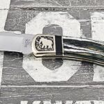 Customized Buck Knife 110 Folding Hunter Mammoth Edition 5