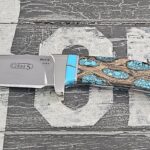 Customized Buck Knife Gen 5 Skinner Turquoise Cholla Cactus