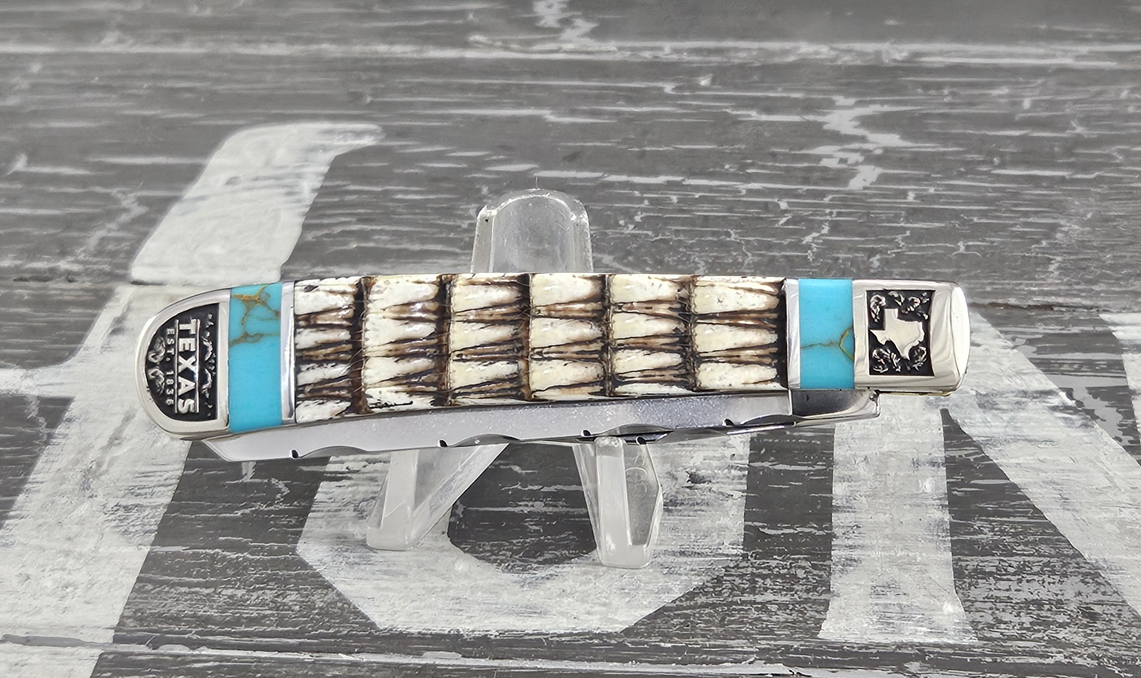 Customized Trapper Texas Edition Turquoise Armadillo Rib - Image 8