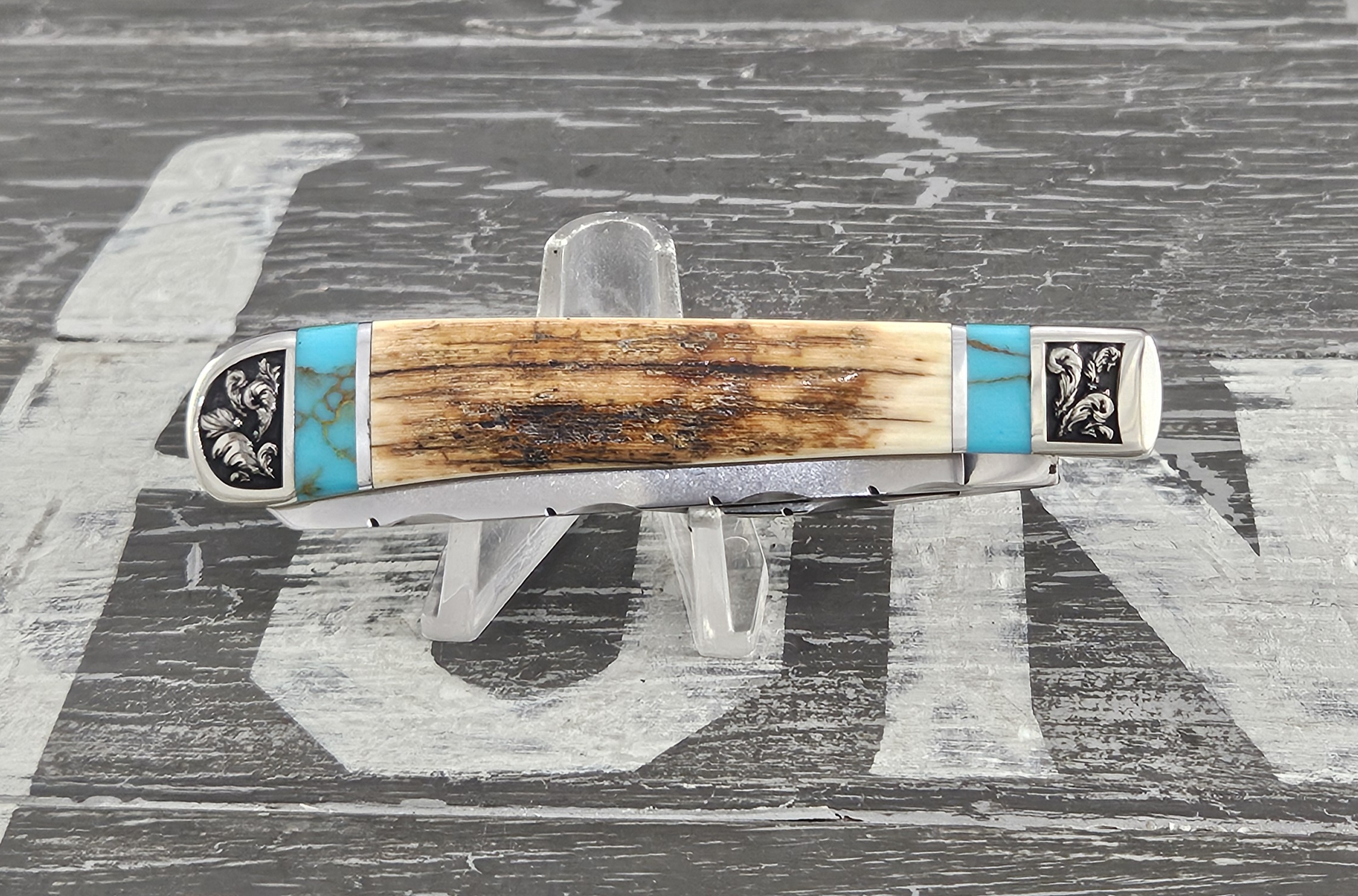 Customized Trapper Texas Edition Turquoise Woolly Mammoth Bark - Image 3