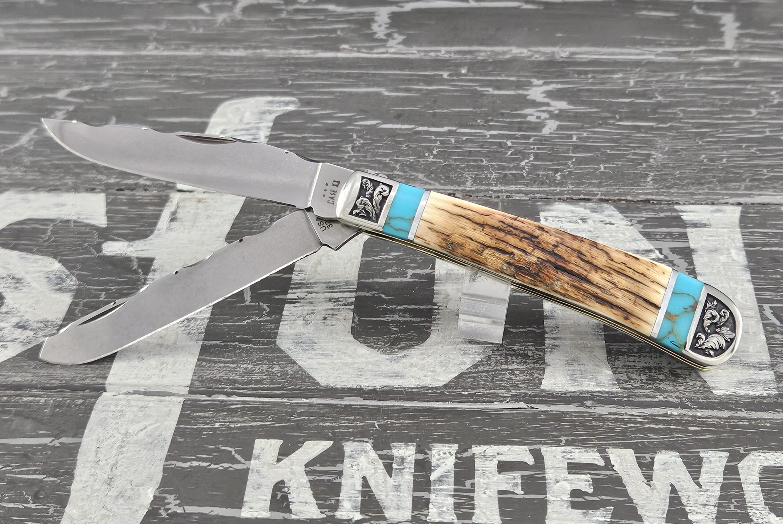 Customized Trapper Texas Edition Turquoise Woolly Mammoth Bark