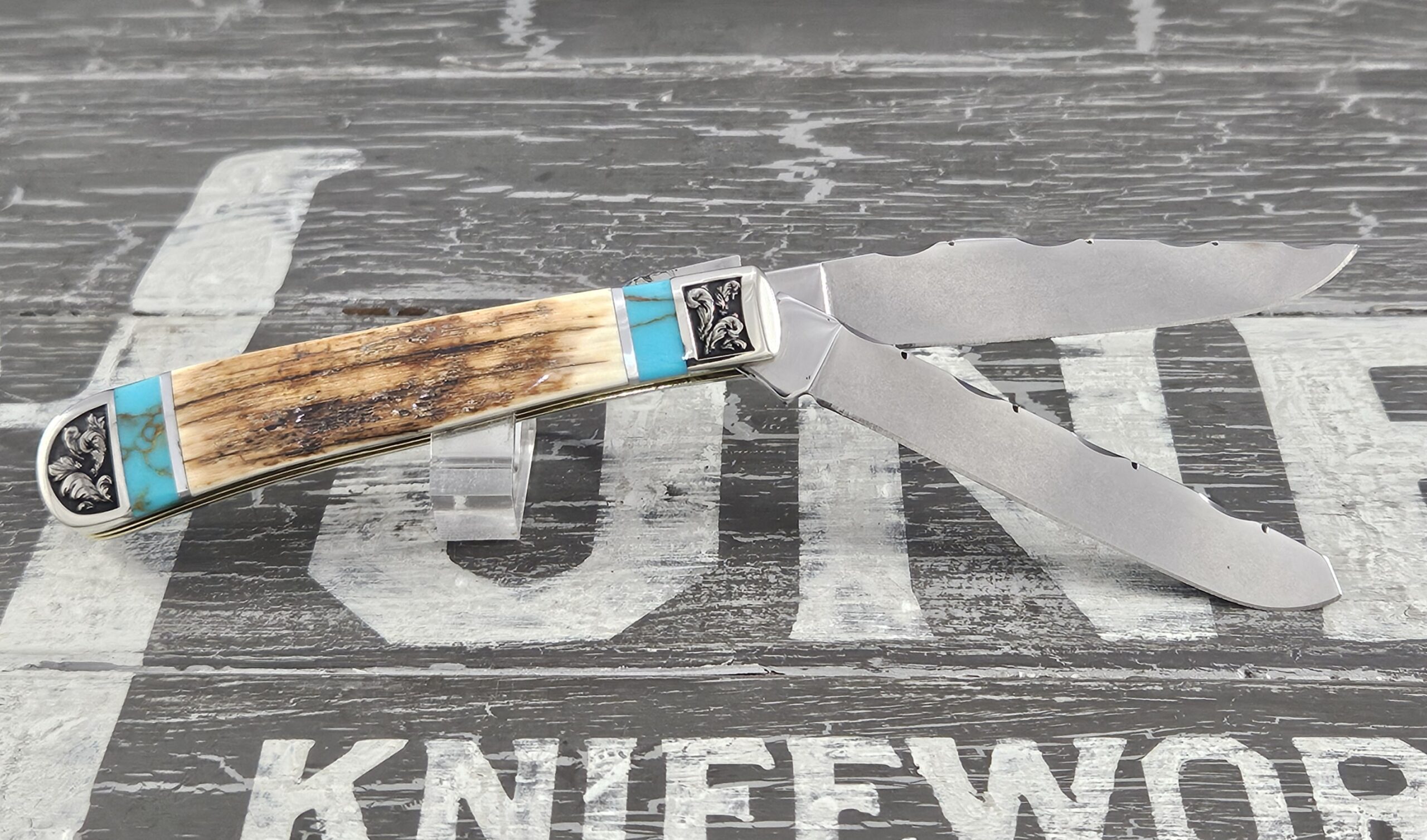 Customized Trapper Texas Edition Turquoise Woolly Mammoth Bark - Image 5