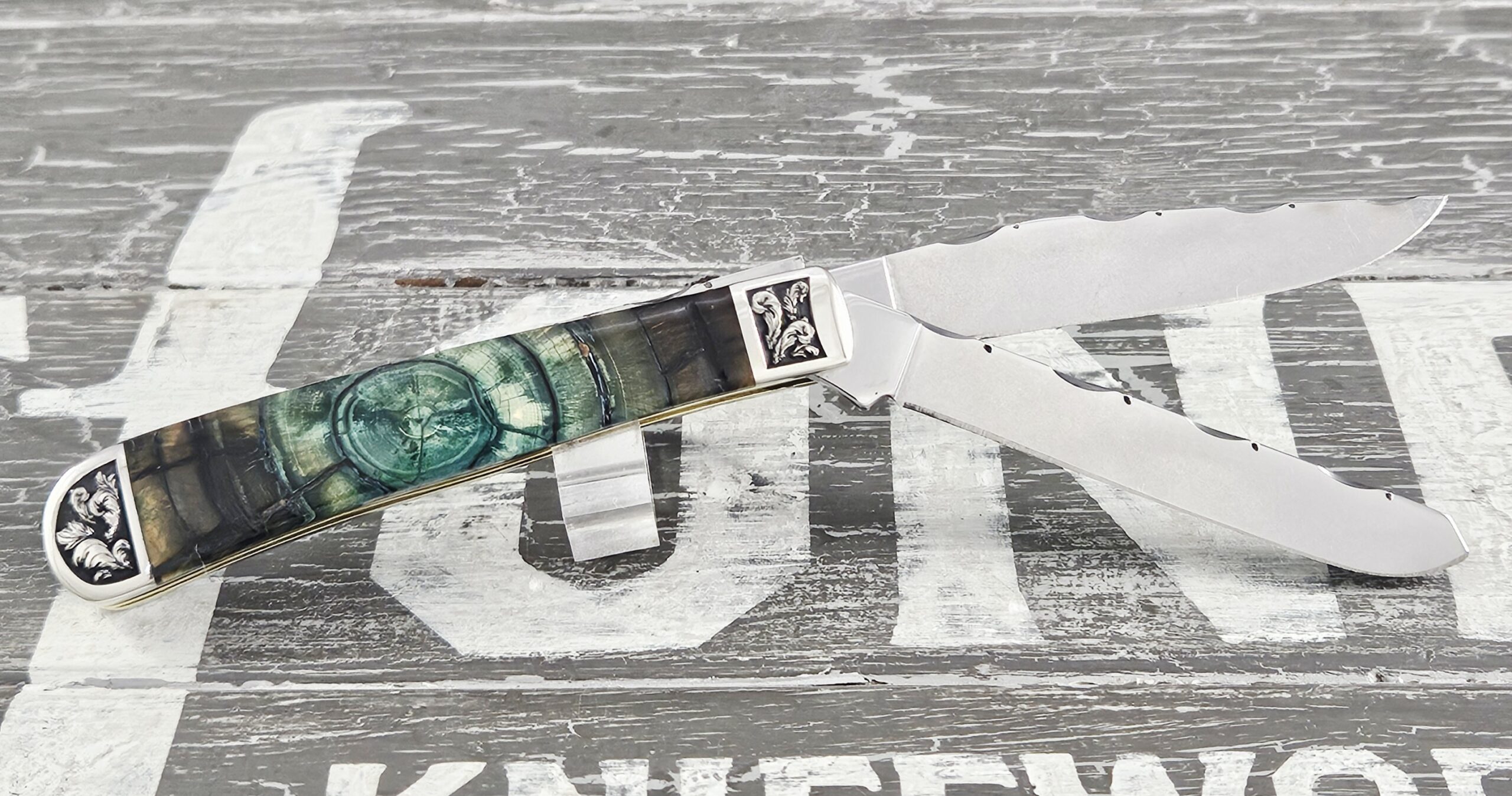 Customized Trapper Texas Edition Turquoise Woolly Mammoth End Cut - Image 5