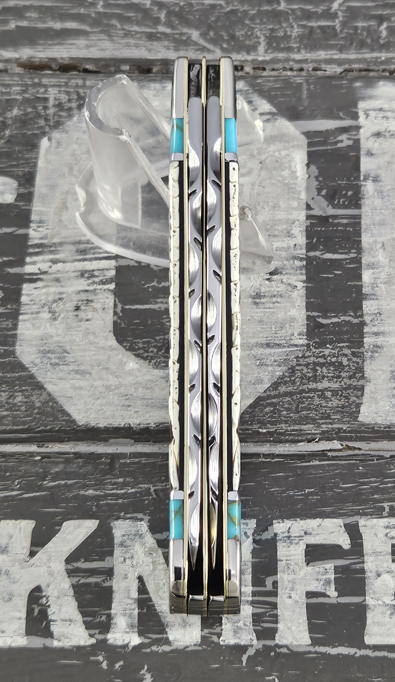 Customized Trapper Texas Edition Turquoise Armadillo Dots - Image 6