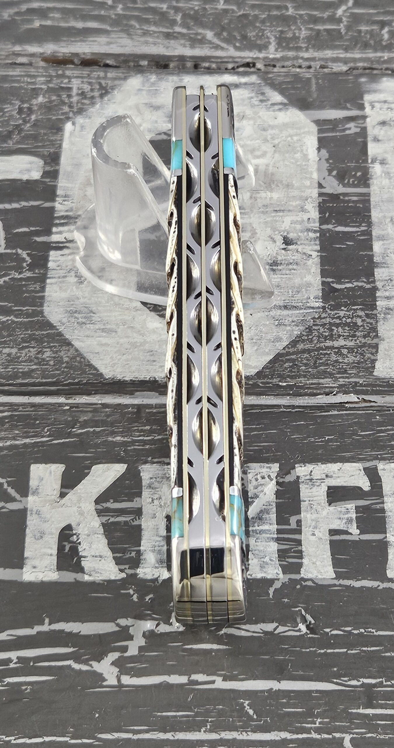 Customized Trapper Texas Edition Turquoise Armadillo Rib - Image 6